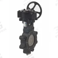MILWAUKEE VALVE Butterfly Valve: For Water Media, 12 in Pipe Size, Lug, 285 psi Max. Pressure (CWP) (MPN HP1LCS4213 12"). Key specifications — Brand: MILWAUKEE VALVE; Liner Material: RPFTE; Handle Type: Gear Operated Handwheel.