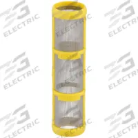 BANJO Strainer Screen: Mesh, 0.007 in Screen Size, 316 Stainless Steel (MPN LS780). Key specifications — Screen Material: 316 Stainless Steel; Brand: BANJO; Color: Yellow.