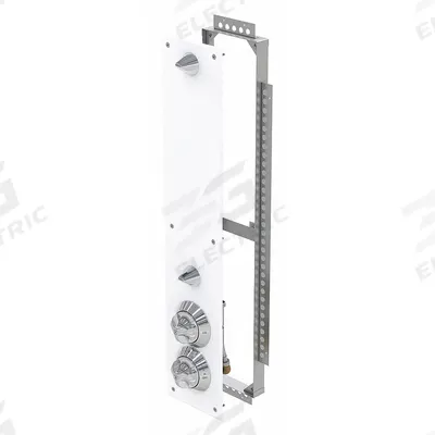 BESTCARE Shower Faucet Panel: WH418, 1.5 gpm Fixed Showerhead Flow Rate, Brass - Institutional Shower Panels