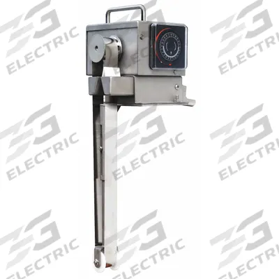 ABANAKI Oil Skimmer: Belt, 1 gph, 24 in Reach, Stainless Steel Housing - Belt Oil Skimmers