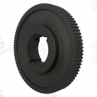 APPROVED VENDOR Timing Belt Pulley: Modified Curvilinear, Bushed, For GT Timing Belt Section (MPN 90-8P20-2517). Key specifications — Brand: APPROVED VENDOR; Finish: Black Oxide; For Belt Series: PowerGrip® GT®; For Bushing Size: 2517.