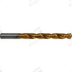 CHICAGO-LATROBE Jobber Length Drill Bit: 23/64", 135° Split Point, TiN-Coated Cobalt, NAS 907 Type J (MPN 54065). Key specifications — attr1229327: 0.3594.