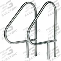 SPECTRUM Grab Rail: 26 in Setback, Dia 1.9 in, 0.109 in Thick, Adj Legs, 38 in Ht, 26 in Wd, Pike (MPN 35099-.109). Key specifications — attr997232: SPECTRUM; attr997219: Silver; attr997224: Stainless Steel; attr997229: Grab Rail; attr1011527: ADA Compliant; attr1011531: Electropolished; attr1011535: Adjustable Legs; attr1011536: 304L.