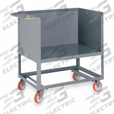 LITTLE GIANT Raised-Platform Box Truck: 2,000 lb, 65 in L x 30 in W x 40 in H, Flat - Easy-Access Open-Sided Ergonomic Raised-Platform Box Trucks