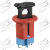 BRADY DIN Style Miniature Breaker Lockout: Pin-In, For 120/277V AC Volt (MPN 90847). Key specifications — For Voltage: 120/277V AC; For Use With: Push Button; Brand: BRADY; Includes Cable Tie Slot_Final: No.