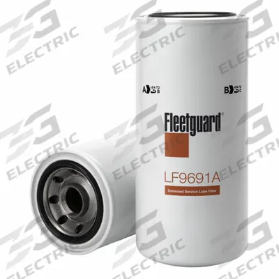 FLEETGUARD Automotive Oil Filter: 1 1/2"-16 UNS-2B Thread Size, 12 7/8 in Overall Ht - Spin-On Oil Filters