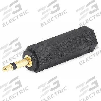 MONOPRICE Audio Adapter: (1) 3.5 mm Stereo Male x (1) 1/4 in Stereo Female Adapter - Analog & Digital Audio Splitters & Adapters