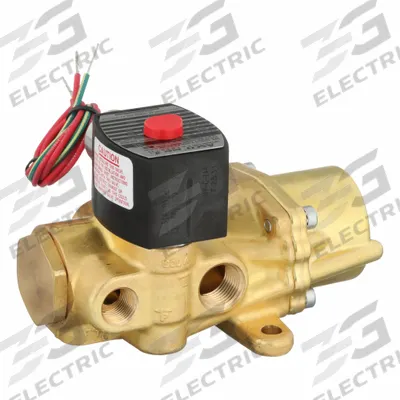 REDHAT Solenoid Valve: 4-Way, 3/8 in Pipe Size, 110V AC/120V AC - 4-Way/2-Position, Configurable Solenoid Valves
