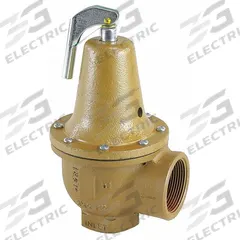 WATTS Pressure Relief Valve: FNPTF x FNPTF, 2 in x 2 1/2 in, Iron, 75 psi Max. Op Pressure (MPN 0384292). Key specifications — Brand: WATTS.