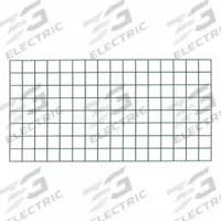METRO Wall Grid: 48 in x 1/2 in x 24 in, 250 lb Capacity, Steel, Green, Epoxy Coated (MPN WG2448K3). Key specifications — Material: Steel; Color: Green; Finish: Epoxy Coated; Brand: METRO.