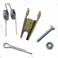 CROSBY Spring Latch: Spring, 3 3/4 in Latch Lg, Pin, 1/4 in Latch Eye Dia, Steel, Plain, Silver (MPN 1096657). Key specifications — Brand: CROSBY; Manufacturer Part Number: 1096657; Latch Type: Spring; Attachment Type: Pin.
