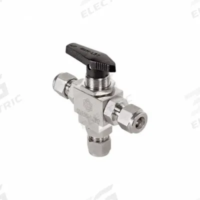 HAM-LET High Performance Ball Valve: 1/4 in, 316 Stainless Steel, T Flow - Stainless Steel Ball Valves
