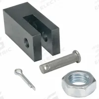 SPEEDAIRE Cylinder Mounting Hardware: Clevis Mount Type, Fits 4 in Bore Dia, 3 3/8 in Overall Lg (MPN 5VNW8). Key specifications — attr947439: 5VNW8; attr947448: Aluminum; attr1171502: Rod Clevis.
