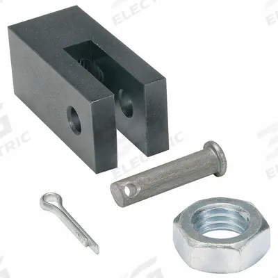 SPEEDAIRE Cylinder Mounting Hardware: Clevis Mount Type, Fits 4 in Bore Dia - Clevis Mounting Hardware
