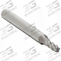 OSG Ball End Mill: Carbide, 4 Flute, 2.5 mm Mill Dia, 8 mm LOC, 39 mm OAL (MPN 404-0984-BN)