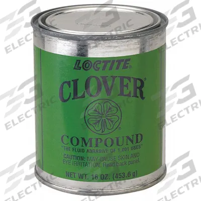 CLOVER Silicon Carbide Grease Mix: Oil-Soluble, 320 Grit, Grade 1A - Oil-Soluble Clover Lapping Compounds