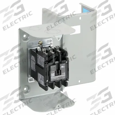 EATON Definite Purpose Contactor: 3 Poles, 120V AC, 15 A - Enclosed Non-Reversing Definite Purpose Contactors