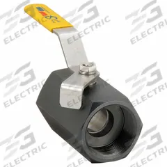 APPROVED VENDOR Manual Two-Way Ball Valve: 2 in, Carbon Steel, Straight, FNPT x FNPT, One-Piece (MPN 08Q011N05020S4). Key specifications — Brand: APPROVED VENDOR; Handle: Locking Lever.