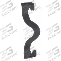 Conduit to Drop Wire Rod Clip: 3/4 in_1 in Trade Size, 1/8 in to 1/2 in, Steel, 25 lb Load Capacity (MPN BW-16). Key specifications — Manufacturer Part Number: BW-16; Compatible Conduit Trade Size: 3/4 in; 1 in; Compatible Pipe Size: 3/4 in; 1 in; Flange Thickness: 1/8 in to 1/2 in; Material: Steel; Color: Black.