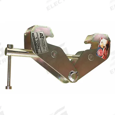 OZ LIFTING PRODUCTS Beam Lifting Clamp: Beam Flange Clamp, Steel, 9 in Max Jaw Opening - Beam Lifting Clamps