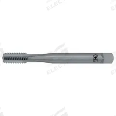 OSG Straight Flute Tap: #8-32 UNC, 2B, 3 Flute, Bottoming Chamfer, Carbide (MPN 3190200)