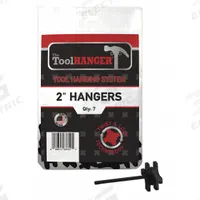 TOOLHANGER Tool Hanger: Black, 5 in Overall Lg, Plastic, Fishing Equipment/Keys/Sockets (MPN 2007). Key specifications — Includes: (7) Tool Hangers, 2 in; Material: Plastic; Brand: TOOLHANGER; Color: Black; For Tool Type: Sockets; Compatible Manufacturer Model Number: 1001.