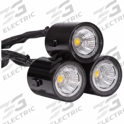 KASCO Pond Light System: 11 W, 120V AC, 200 ft Cord Lg - Fountain Lighting Systems