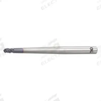OSG Ball End Mill: Carbide, WXS Coated, 3 Flute, 1.5 mm Mill Dia, 2.25 mm LOC, 60 mm OAL (MPN 3095215)