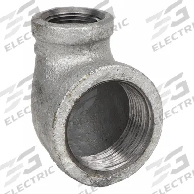APPROVED VENDOR Metal Pipe Elbow: 90° Elbow, 300 psi @ 77°F, 1 1/4 in x 3/4 in - Medium-Pressure Threaded Pipe Fittings