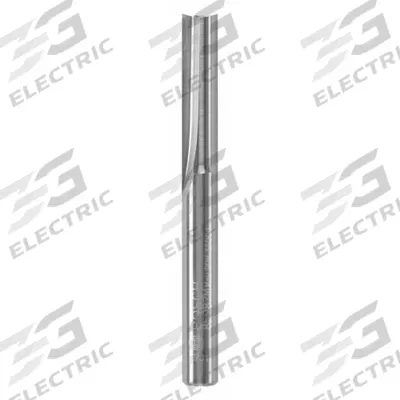 BOSCH Straight Cut Profile Router Bit: Fractional Inch, Carbide Tipped, 1/4 in Cutter Dia. - Straight Profile Router Bits