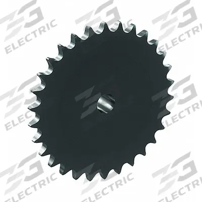 TRITAN Roller Chain Sprocket: No Hub, For Single Strands, 25, 26 Teeth, 2.074 in Pitch Dia - Size 25 Plain-Bore Roller Chain Sprockets