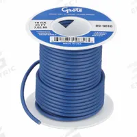 GROTE Primary Automotive Wire: GPT, 25 ft, 1 Conductor, 18 AWG, Blue, 60 V Volt (MPN 89-9010). Key specifications — Brand: GROTE.