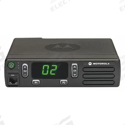 MOTOROLA Vehicle-Mounted Two-Way Radio: VHF, Digital, DMR, 25 W, 16 Channels, Numeric - VHF Business Radios