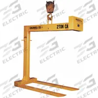 CALDWELL Pallet Lifter: Pallet Lifter, 6,000 lb Max Load Capacity, Fixed, 27 in Max Fork Spacing (MPN 90-3-48). Key specifications — Brand: CALDWELL.