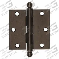 MCKINNEY Butt Hinge: Steel, Full Mortise, 1 7/16 in Leaf Wd (MPN 55348). Key specifications — Bearing Type: Plain; Material: Steel.
