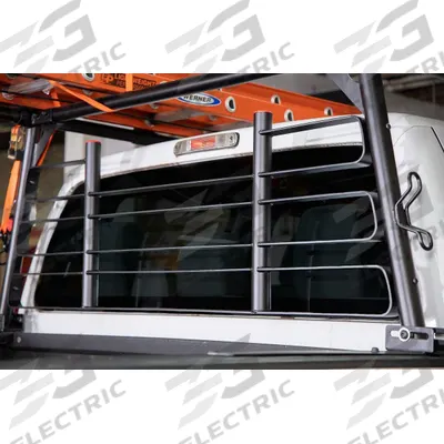 WEATHER GUARD Truck Rack Cab Protector: Steel, Mfr. No. 1275-52-02, Black - Truck Cab Protectors