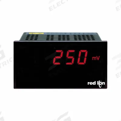 RED LION Strain Meter: 1,999 Display Span - Min, 85 V AC – 250 V AC, 5 V DC – 10 V DC - Strain Gauge Digital Panel Meters