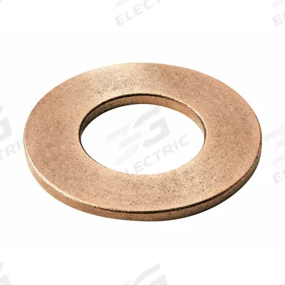 OILITE Thrust Washer: 5/8 in Bore, Bronze, SAE 841, 1 3/16 in OD, 0.062 in Thick - General Purpose Lubricated Metallic Thrust Washers