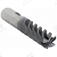 CLEVELAND Square End Mill: Carbide, TiAlN Coated, 5 Flute, 3/4" Mill Dia, 1-5/8" LOC, 4" OAL (MPN C80448)