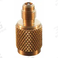 JB INDUSTRIES Quick Coupler: 3 in Lg, 180° Angle, Input 1/4 in Male SAE Right-Hand, A2L Compatible (MPN A31656). Key specifications — Product Type: Quick Coupler; Brand: JB INDUSTRIES; Manufacturer Part Number: A31656; Material: Brass.