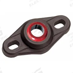 IGUS 2 Bolt Flange Bearing: 2 Bolt, 1/4 in Bore, 1 21/64 in Overall Lg, 5/8 in Overall Ht, Polymer (MPN EFOI-04 R). Key specifications — Brand: IGUS.