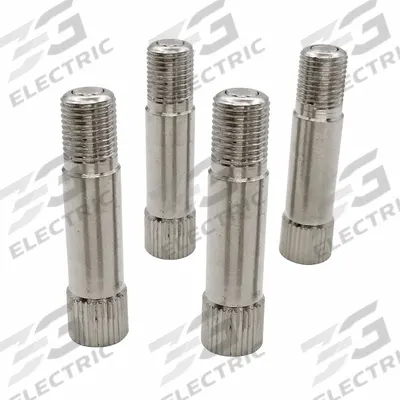 TRU-FLATE Valve Extension: Valve Extensions, Straight Grip Tire Valve Extenders, Round - Tire Valve Extensions