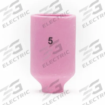 LINCOLN ELECTRIC Nozzle: Alumina, No. 5, Std - Gas Lens Nozzles