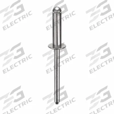 APPROVED VENDOR Blind Rivet,2 in L,0.188 in dia,PK250: Inch, 2 in Overall Lg, 45/64 in Body Lg - Domed-Head Blind Rivets