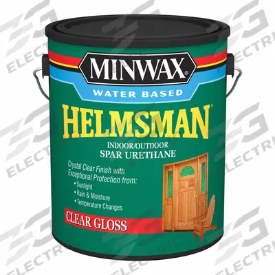 MINWAX Finish: Varnish, Exterior/Interior, Water, 1 gal Container Size, Wood, Gloss - Wood Sealers & Finishes