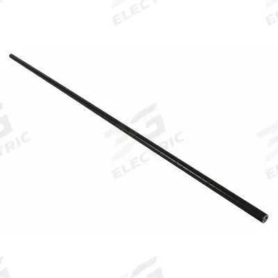 APPROVED VENDOR Industrial Wire Shelving Post: 64 in, Black - Wire Shelving Posts for Dry Use