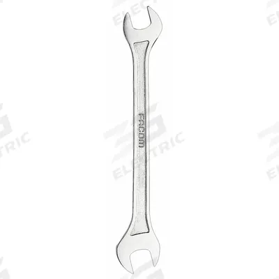 FACOM Open End Wrench: Alloy Steel, Satin, 16 mm_17 mm Head Size, 9 27/32 in Overall Lg - Metric, Double End, Open End Wrenches