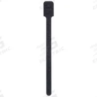 TY-RAP Hook-and-Loop Cable Tie: 13 in Lg, 2.00 in, 0.75 in Wd, Nylon/Polyethylene, Black, 10 PK (MPN FO350-40-0). Key specifications — Max. Bundle Dia.: 2.00 in; Material: Polyethylene; Color: Black; Brand: TY-RAP.