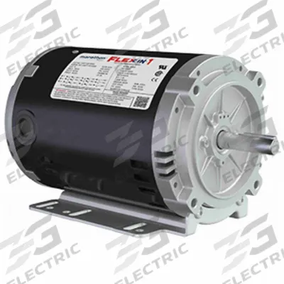 LEESON General Purpose Motors: C-Face/Universal Mount, Open Drip Proof, 2 hp - Leeson Flex-In-1 3-Phase General Purpose AC Motors