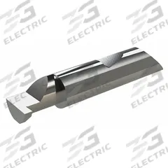 MICRO 100 Grooving Tool: 0.1875 in Shank Dia., Right Hand, 1.500 in Overall Lg (MPN QRR-017-6)